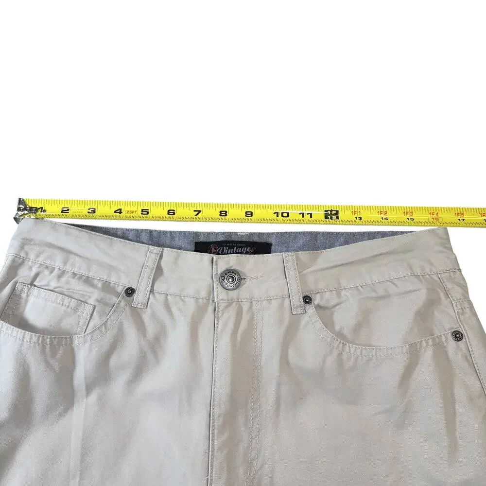Vintage Genes 1891 Khaki Men's Jeans 100% Cotton Sz 32x30. RN#‎ 120382